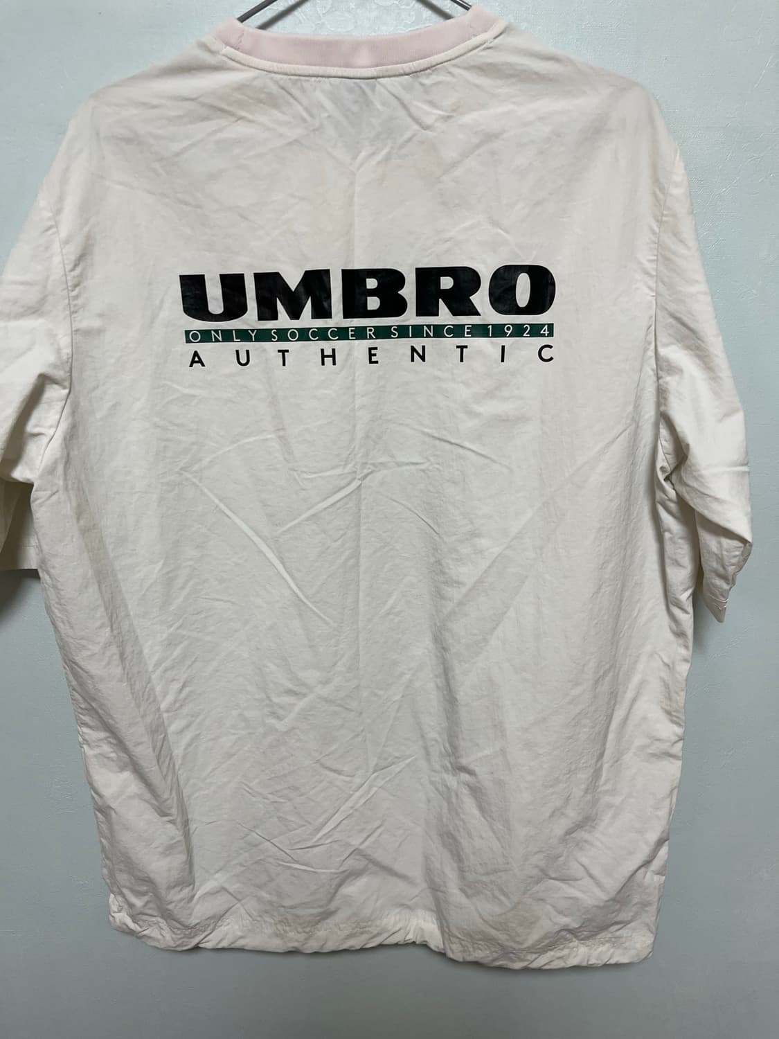 엄브로 반팔 아노락 우븐 웜업 티셔츠 상품이미지5