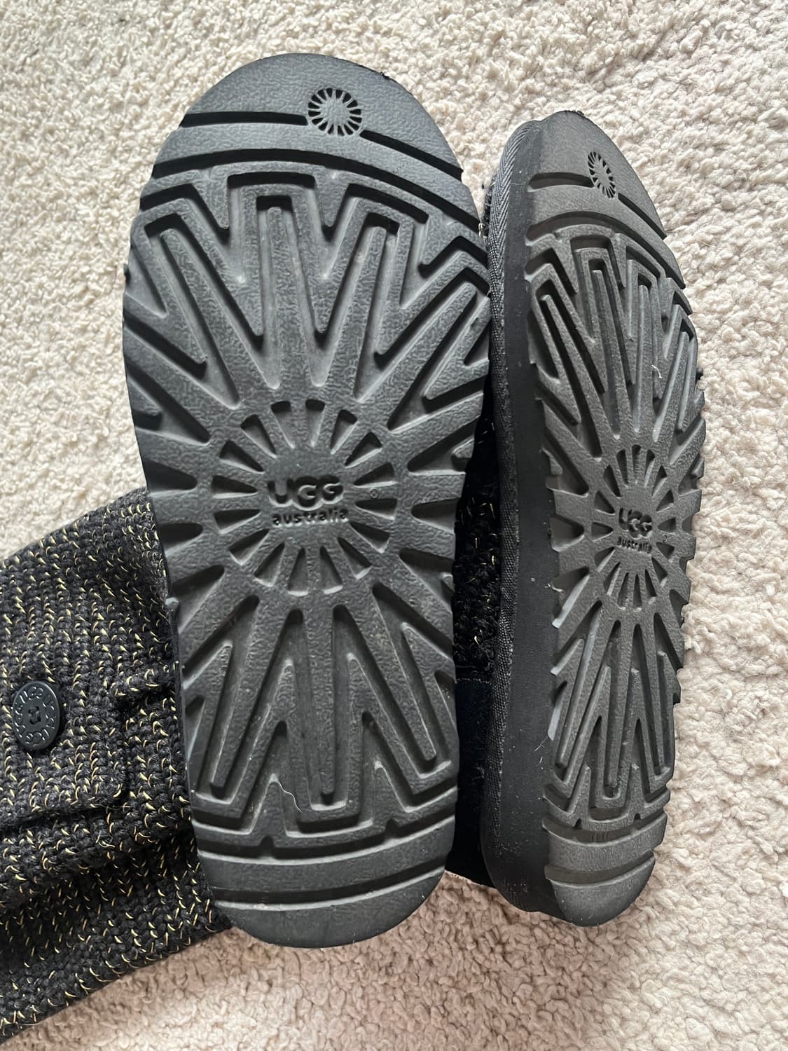 (새상품 희귀템) 어그 니트 카디 부츠 블랙 (230) 상품이미지6