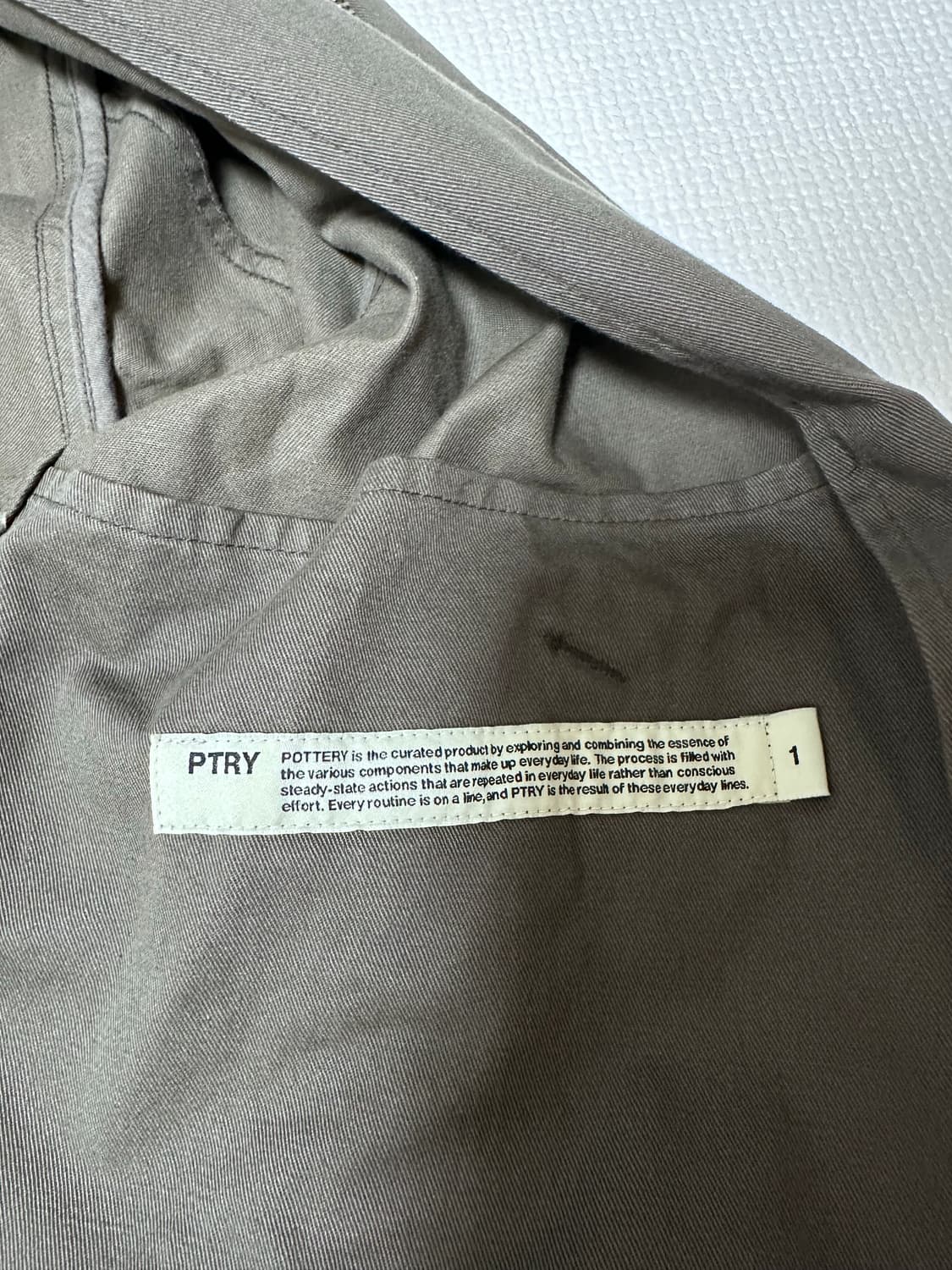 포터리 후드자켓 1사이즈 상품이미지2