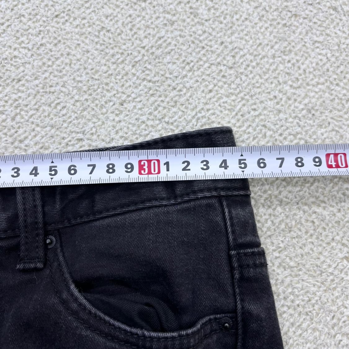 64(26) 게스 여성 블랙 부츠컷 데님 팬츠 0518Y 상품이미지5