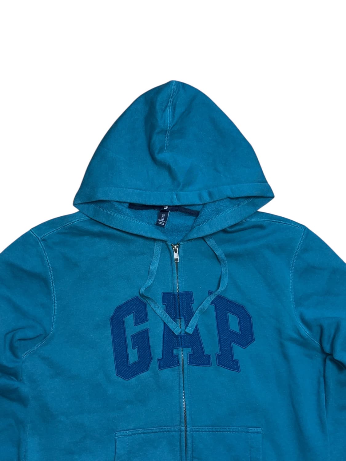 gap 에메랄드 색상 후드 집업 상품이미지4