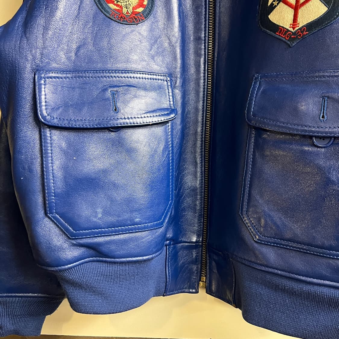 Top Gun Style G-1 Leather Flight Jacket 상품이미지4