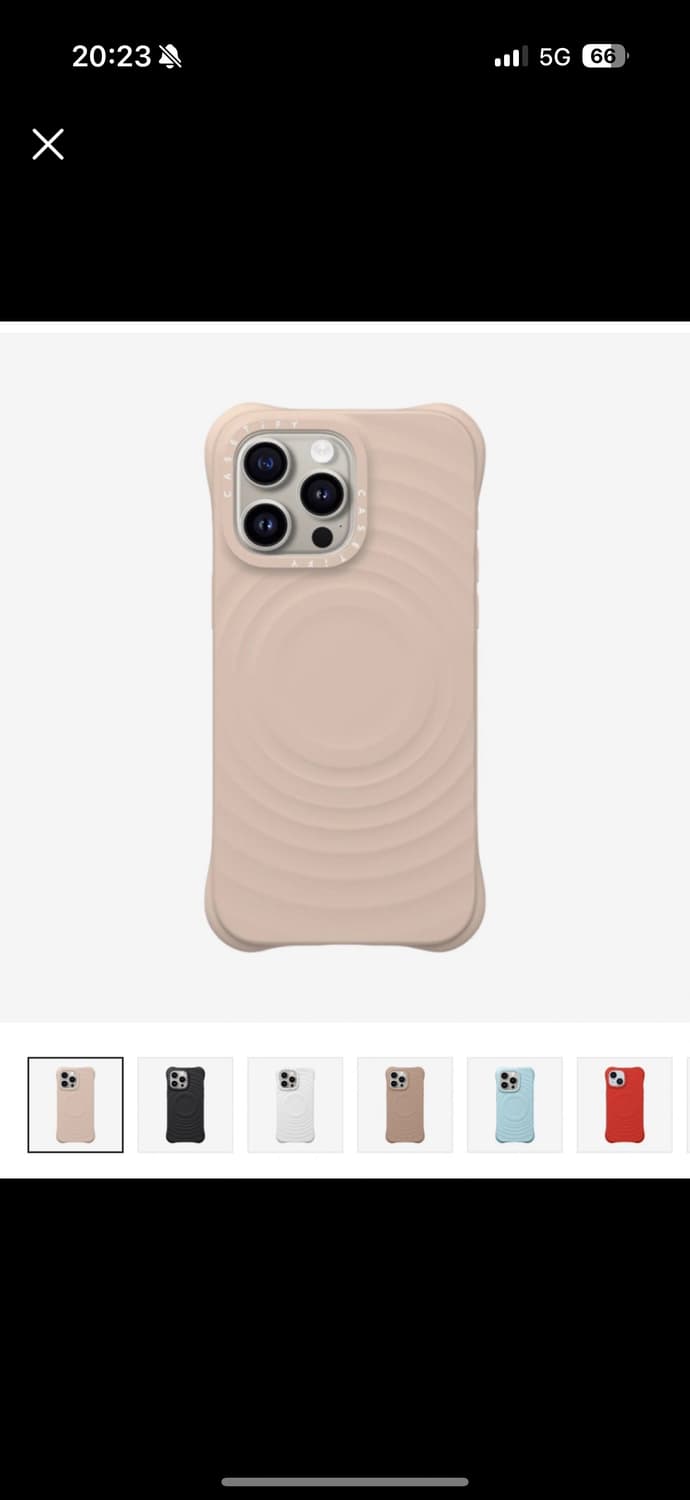 Casetify 아이폰 케이스 15 pro 오트 새상품 상품이미지1