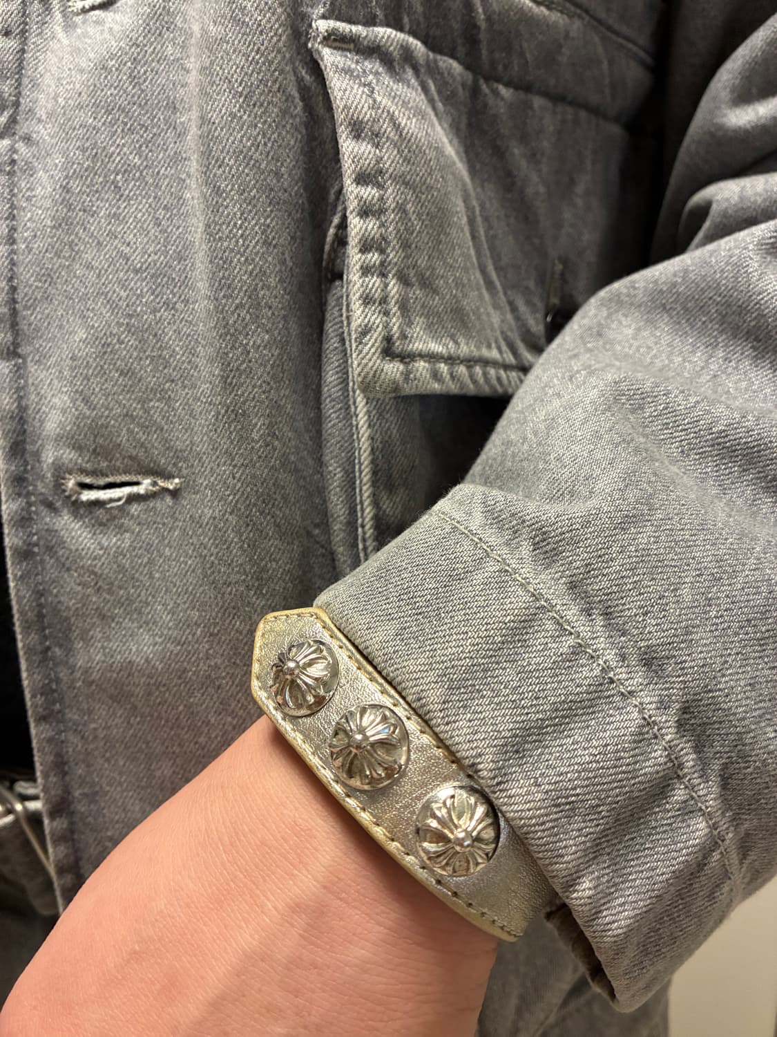 Chrome Hearts 실버 레더 상품이미지6