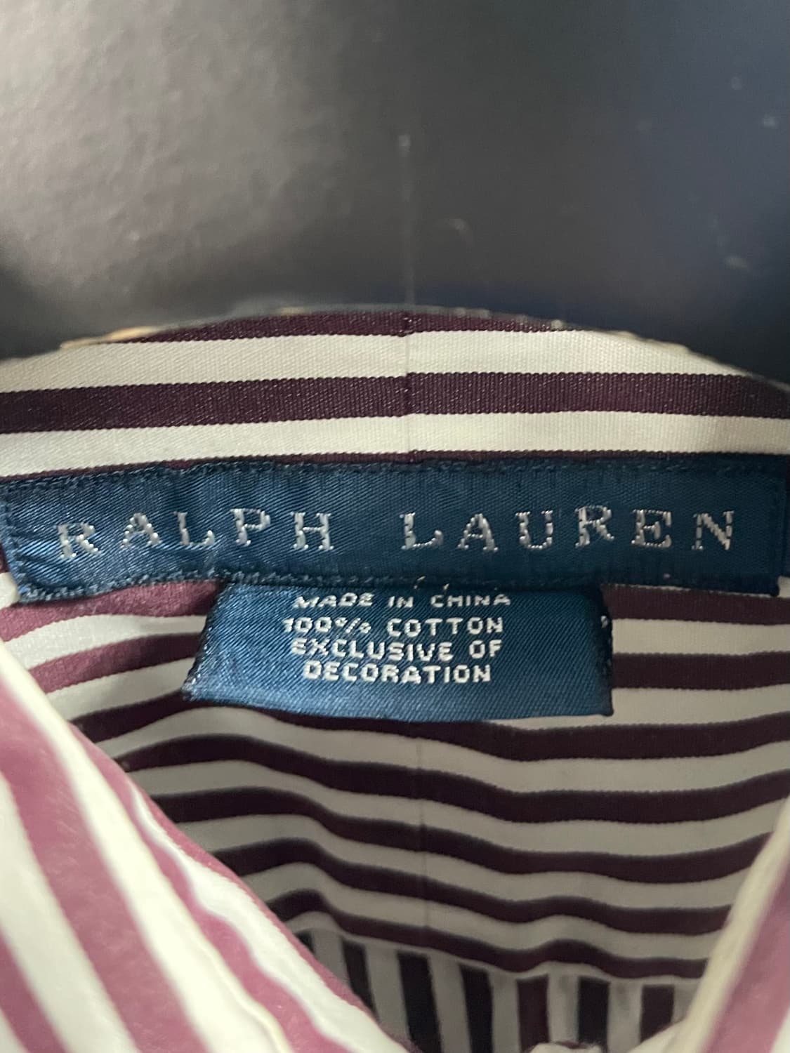 폴로 랄프로렌 우먼스 스트라이프 셔츠 (on.627) 상품이미지4