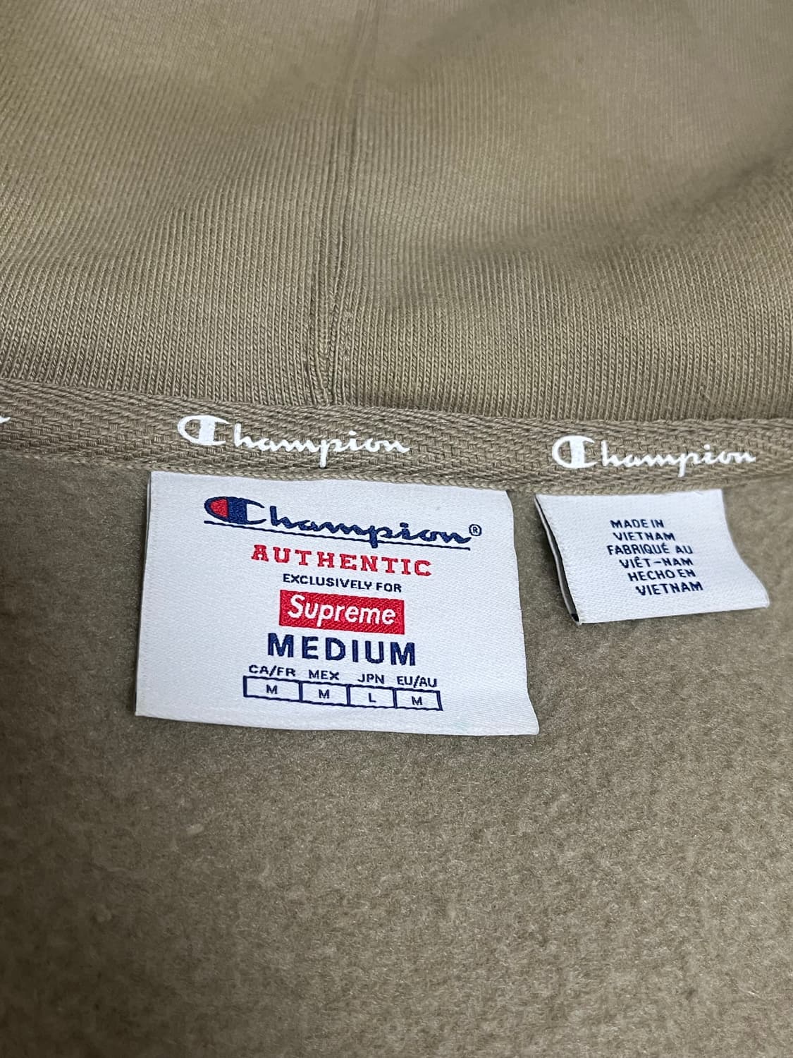 슈프림 챔피온 후드집업 상품이미지3
