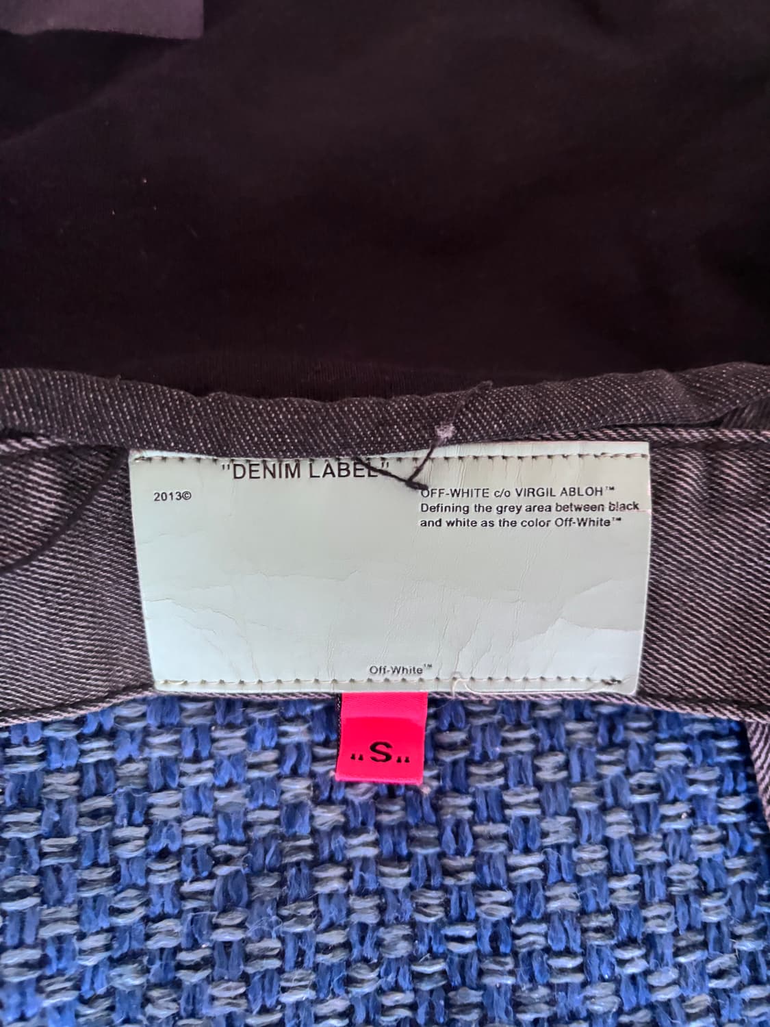 버질 아블로 오프화이트 데님자켓 급처 상품이미지4