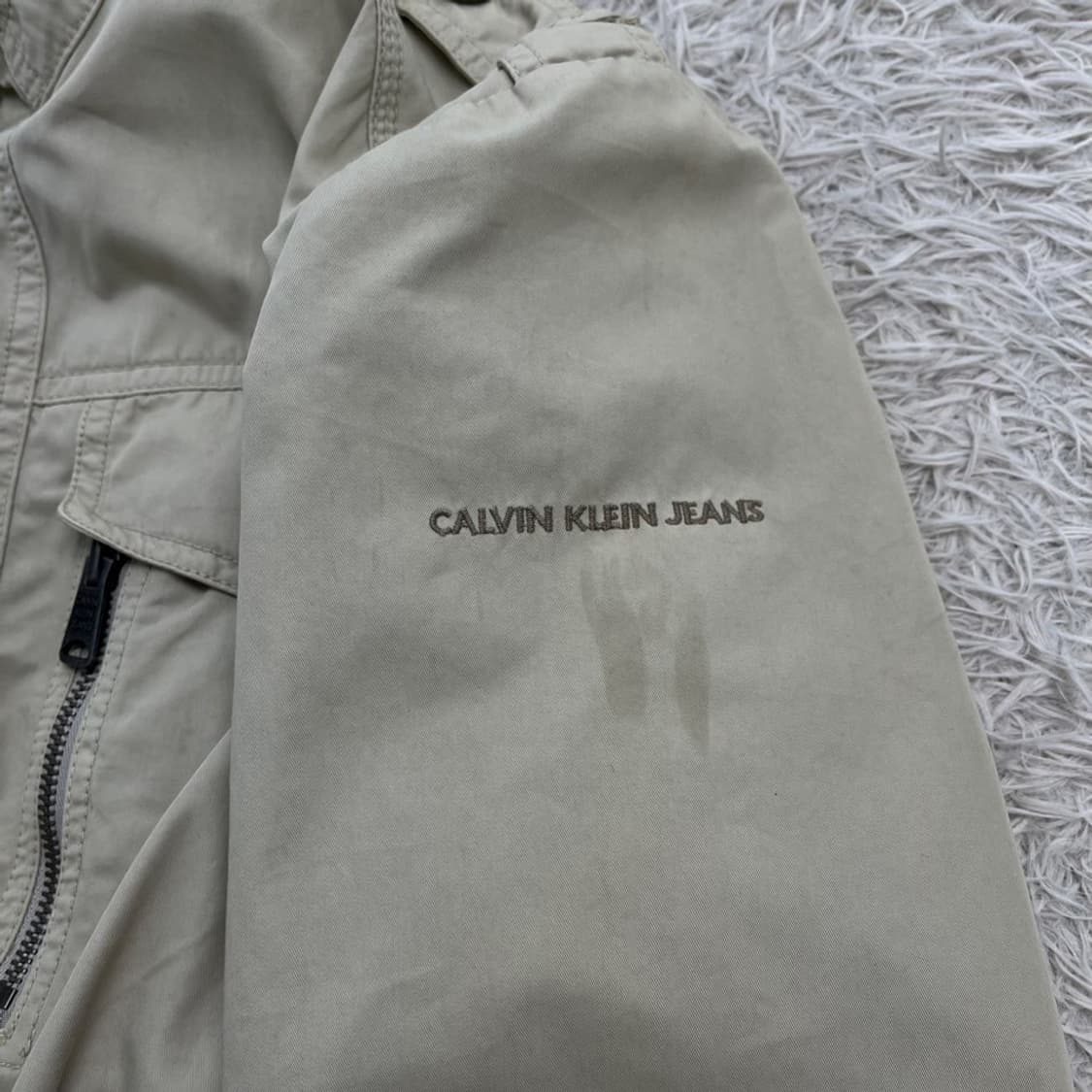 캘빈클라인 빈티지 집업 블루종 자켓/#3658 상품이미지4