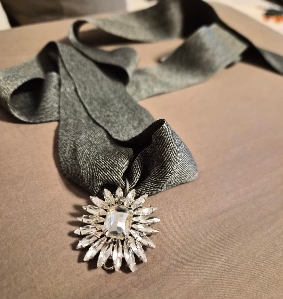 크리스탈 초커 "미착용 상품" 상품이미지3