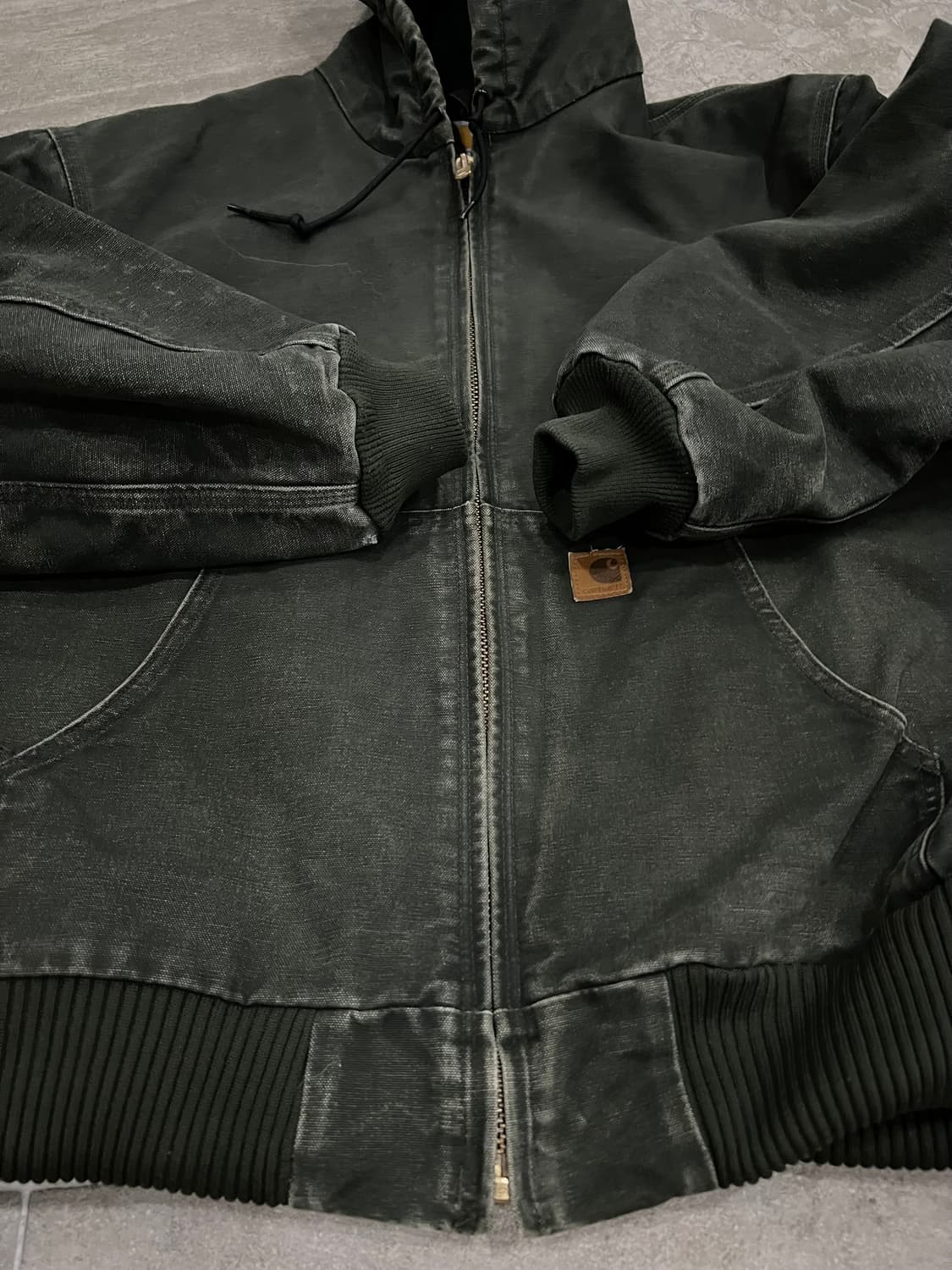 (XL) 칼하트 후드 덕 액티브 자켓 J130 MOS 모스그린 상품이미지6