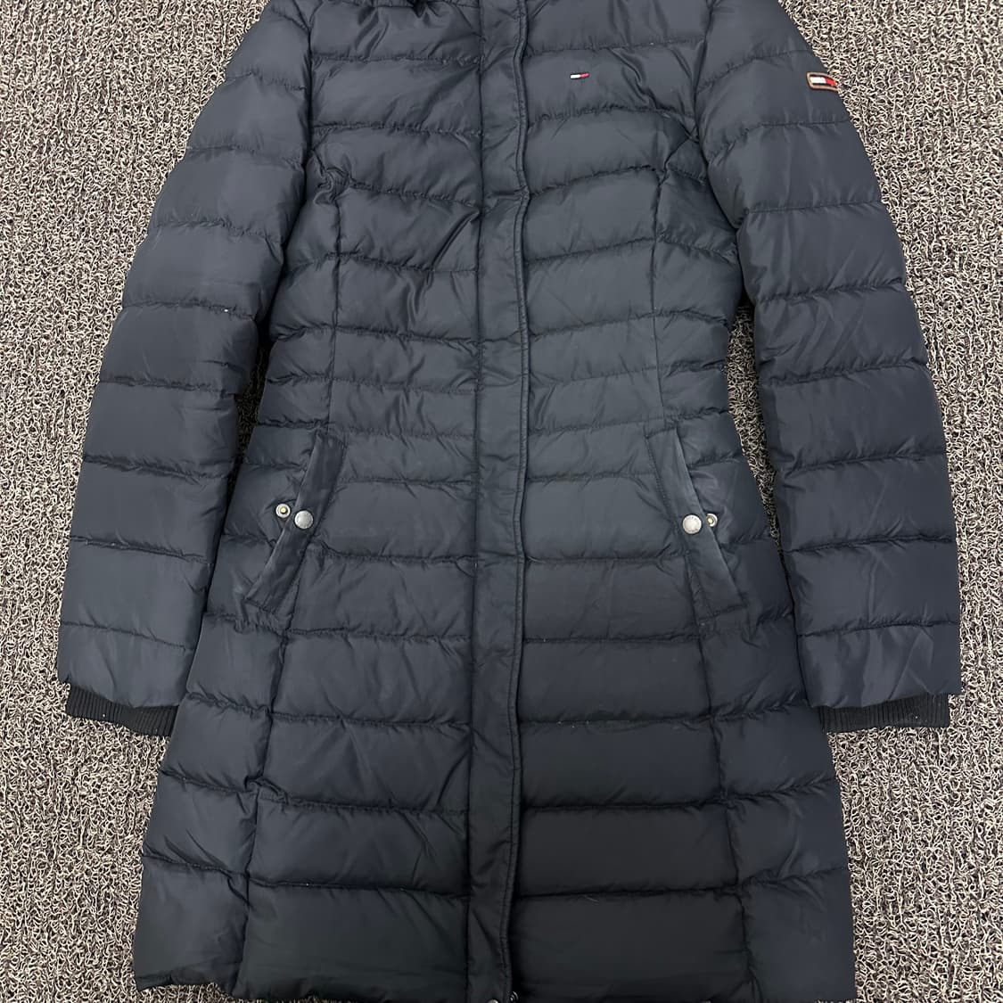 타미힐피거 여성 다운 롱패딩 블랙 S 상품이미지3
