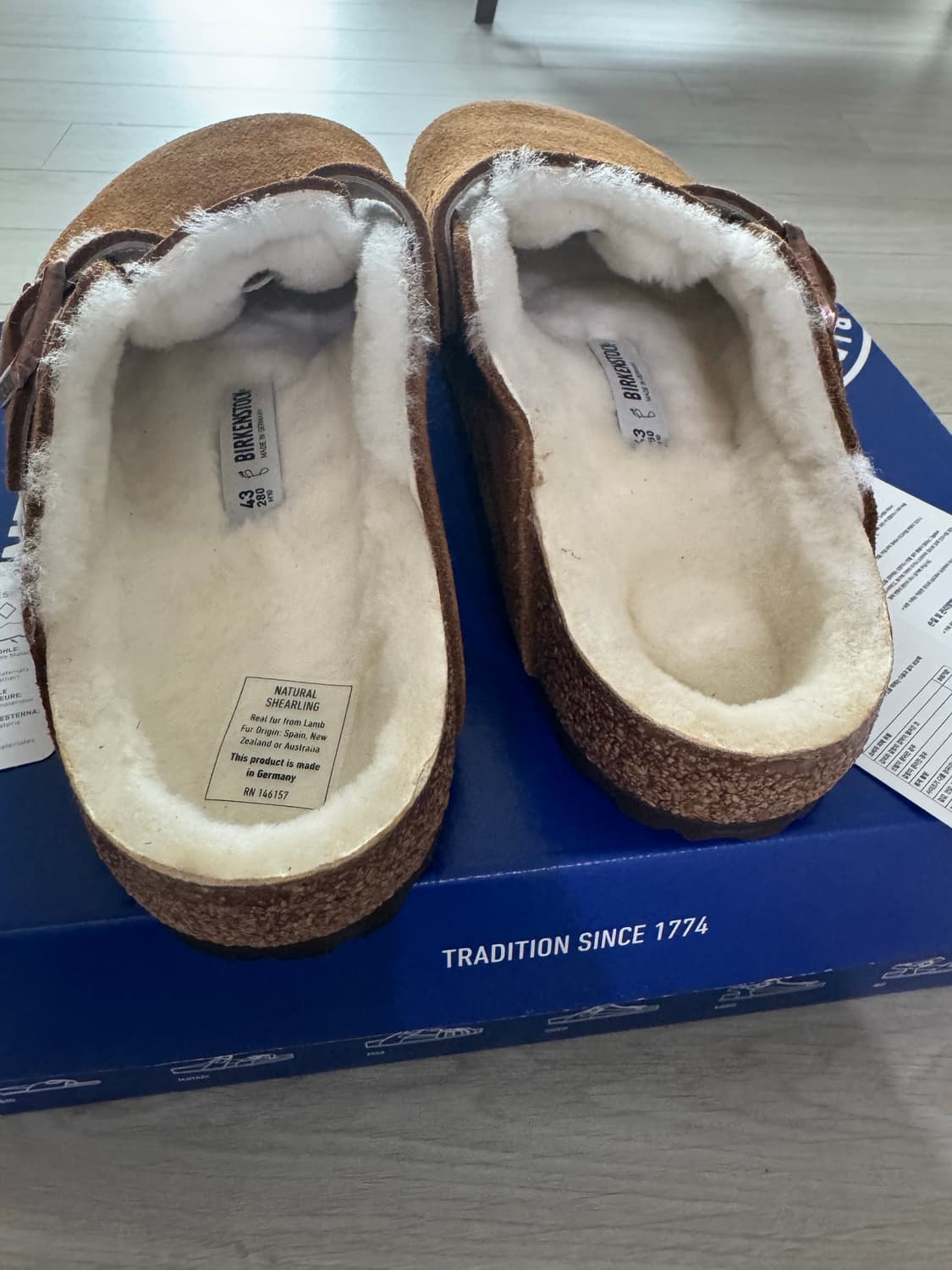 (새제품)버켄스탁 보스톤 시어링 밍크 컬러43( 280) 상품이미지8