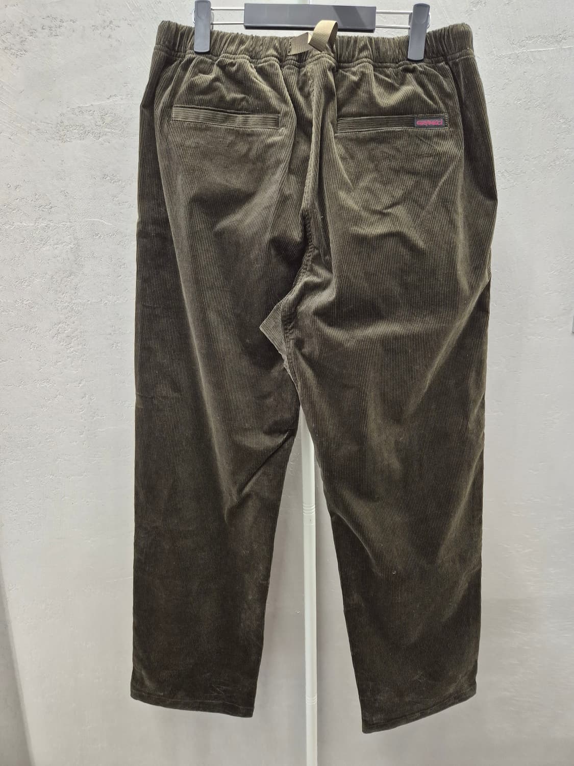 그라미치 코듀로이 팬츠 카키 USA XL 상품이미지3