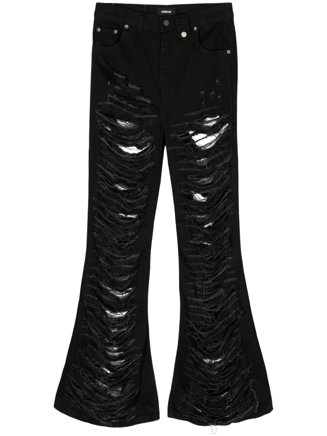 에곤 랩 디스트레스 플레어 워싱 데님팬츠 상품이미지1