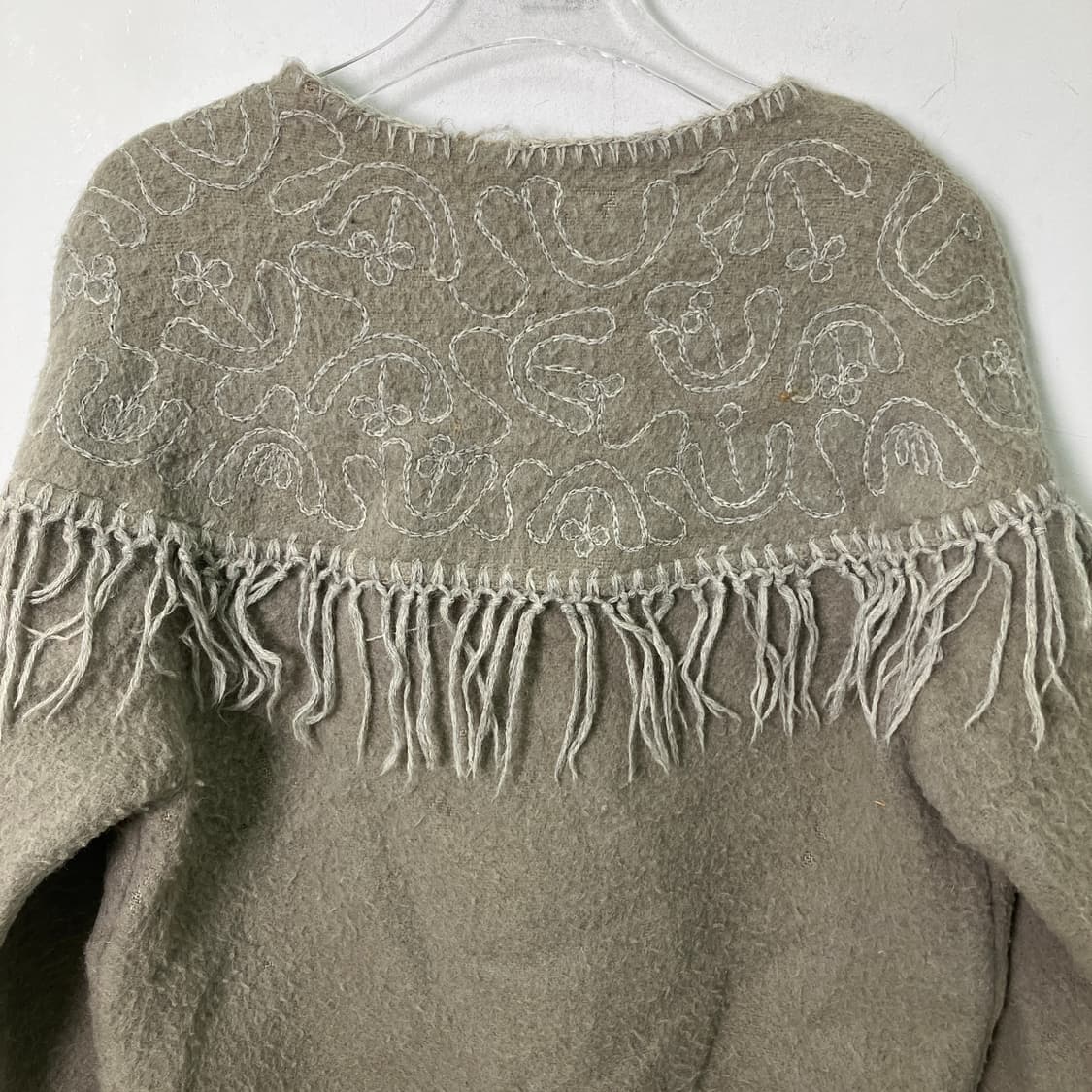 VTG 빈티지 자수 울 가디건  상품이미지4