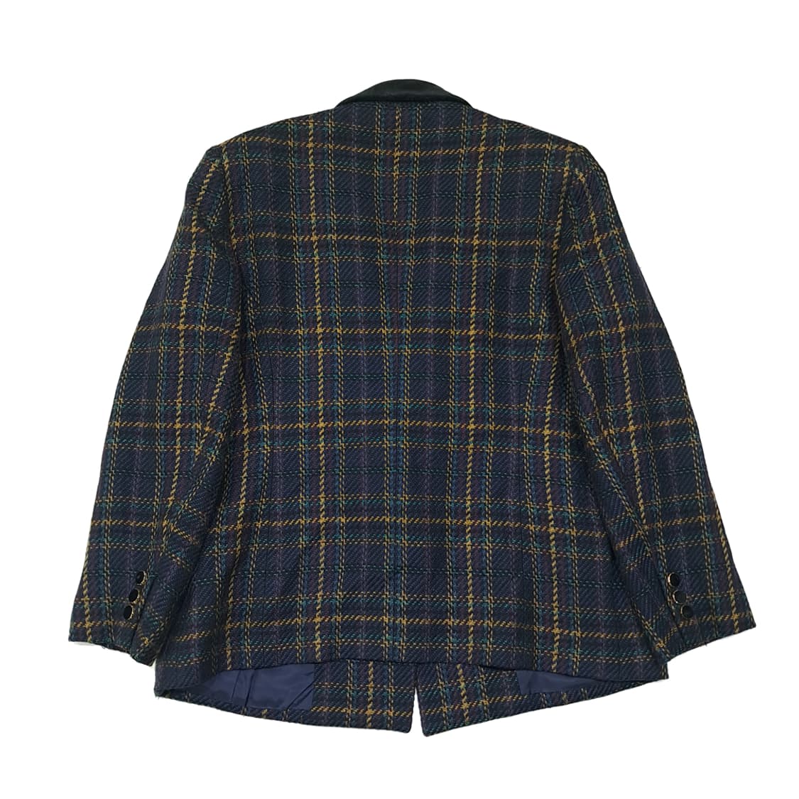 CN993W L 버버리 일본판 트위드 체크 울 자켓 블레이저 상품이미지8