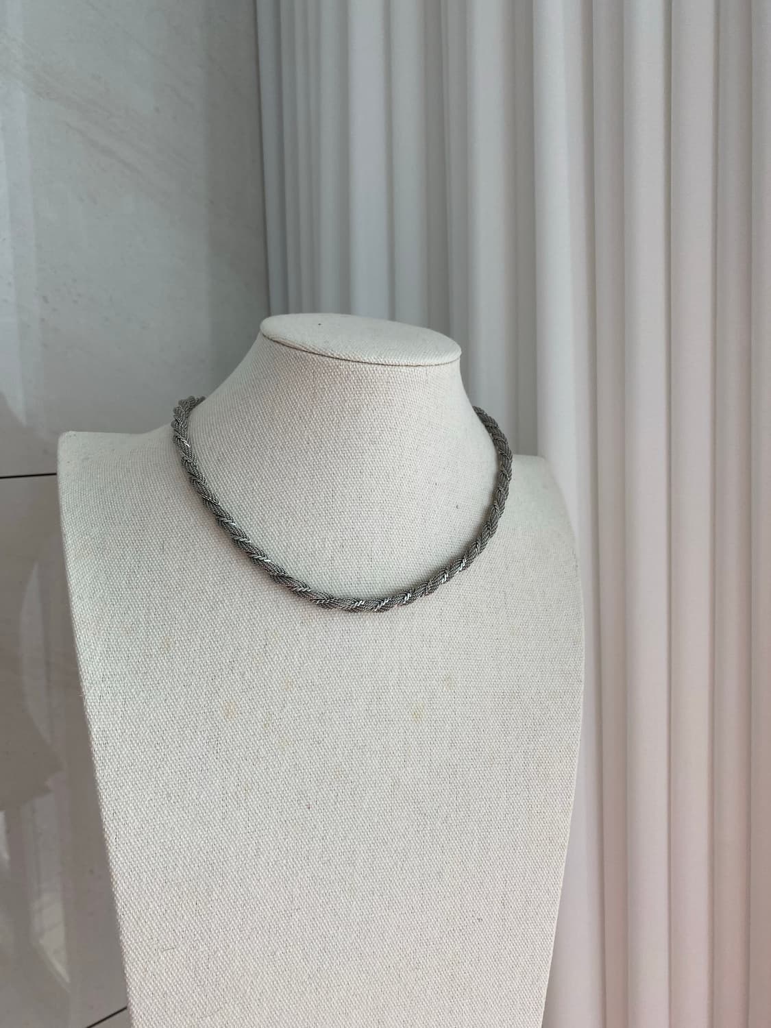 빈티지 꼬임 체인 목걸이 상품이미지4