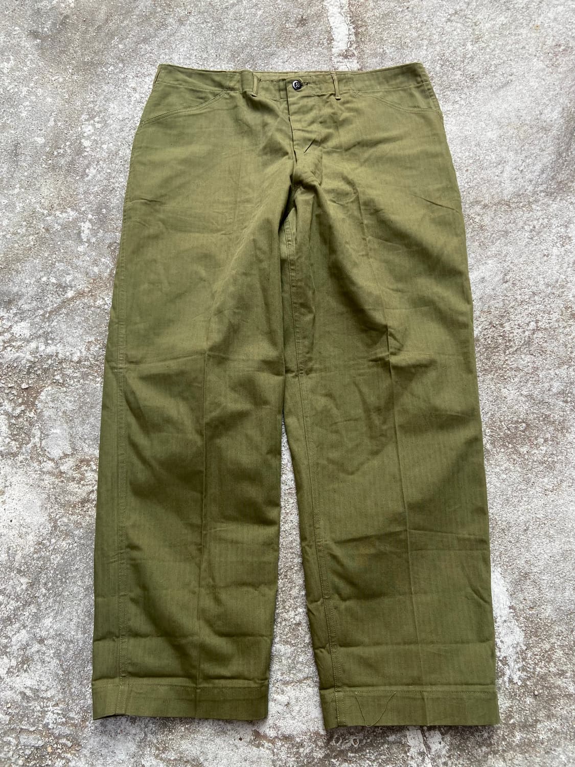 42inch) WWII 1940s USN N-3 HBT Pants 상품이미지3