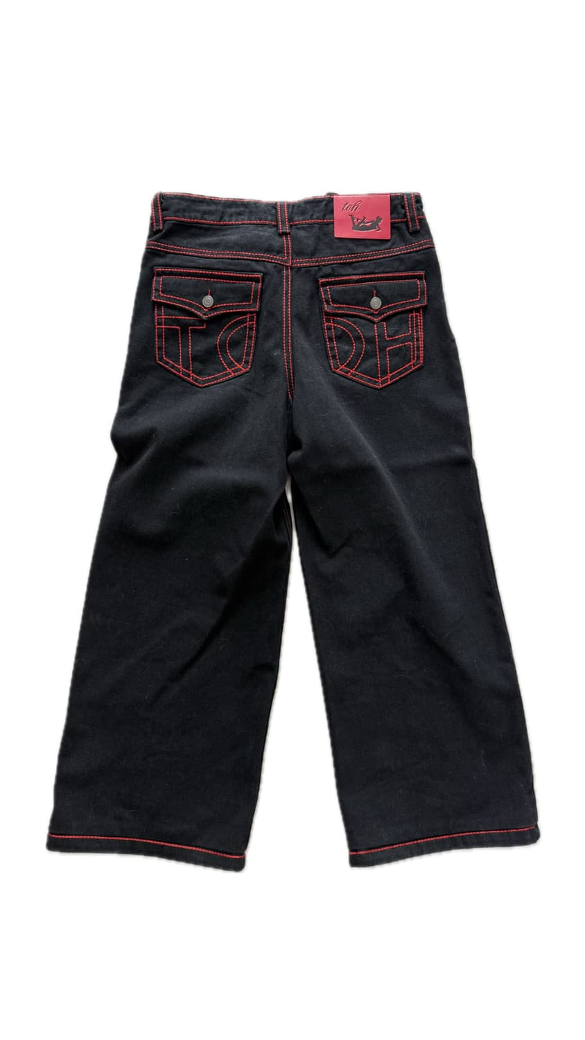 Toh cherry stitch raw pants 스티치 팬츠 상품이미지2