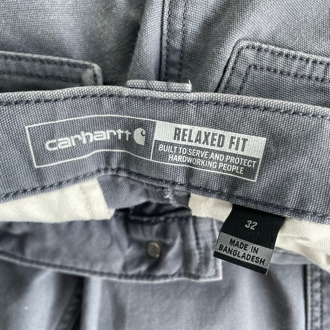 Carhatt  칼하트 워시드 그레이 워크 카고 하프팬츠 상품이미지8