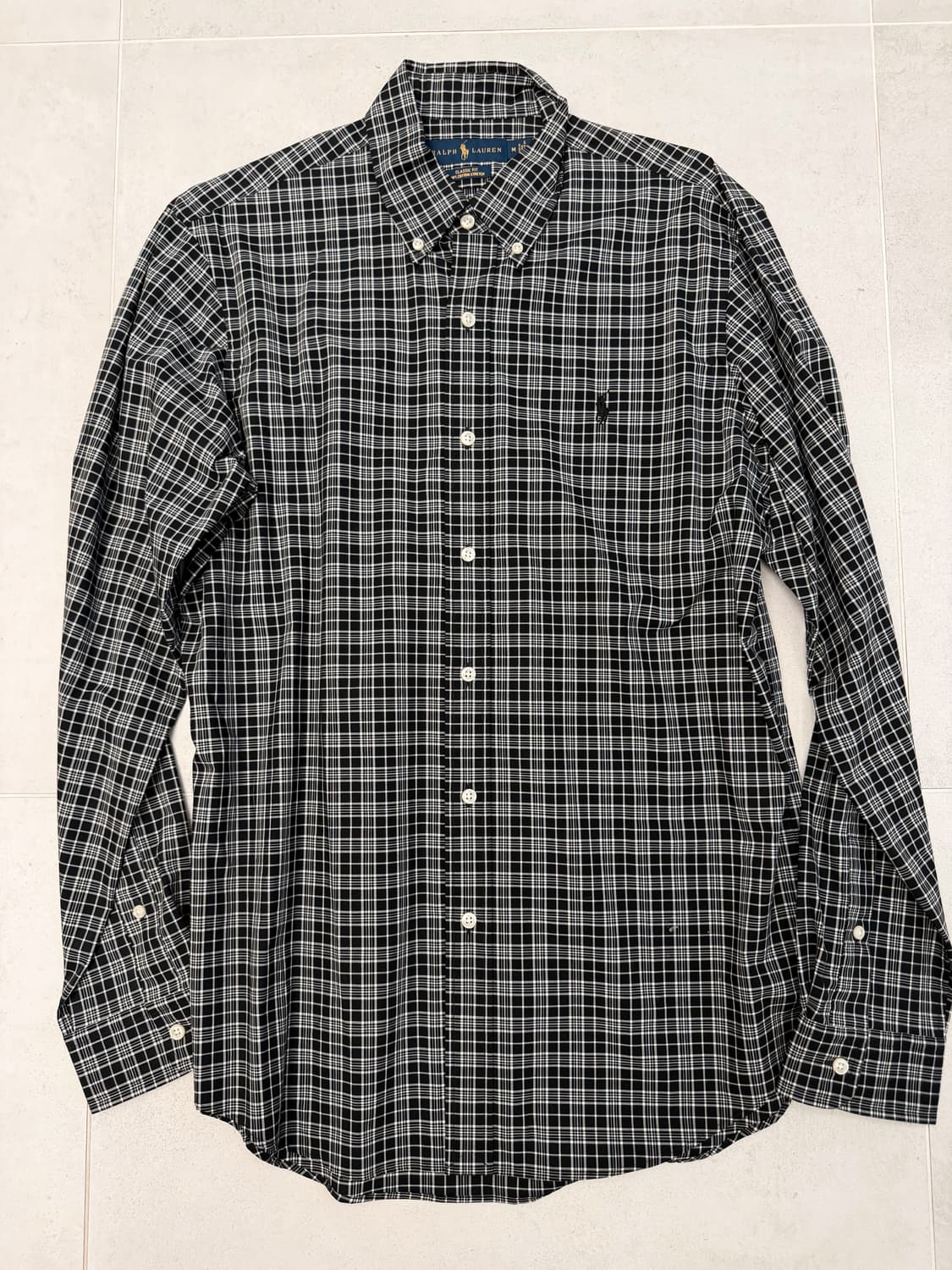 폴로 랄프로렌 체크셔츠 클래식핏 M(105정도 거의새상품) 상품이미지2