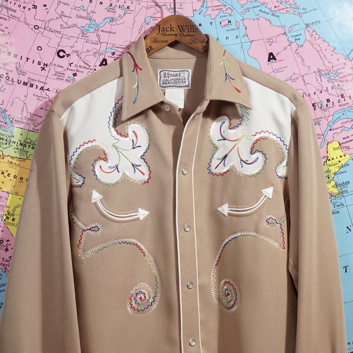 H bar C 1970s 오리지널 랜치웨어 웨스턴 셔츠 상품이미지1