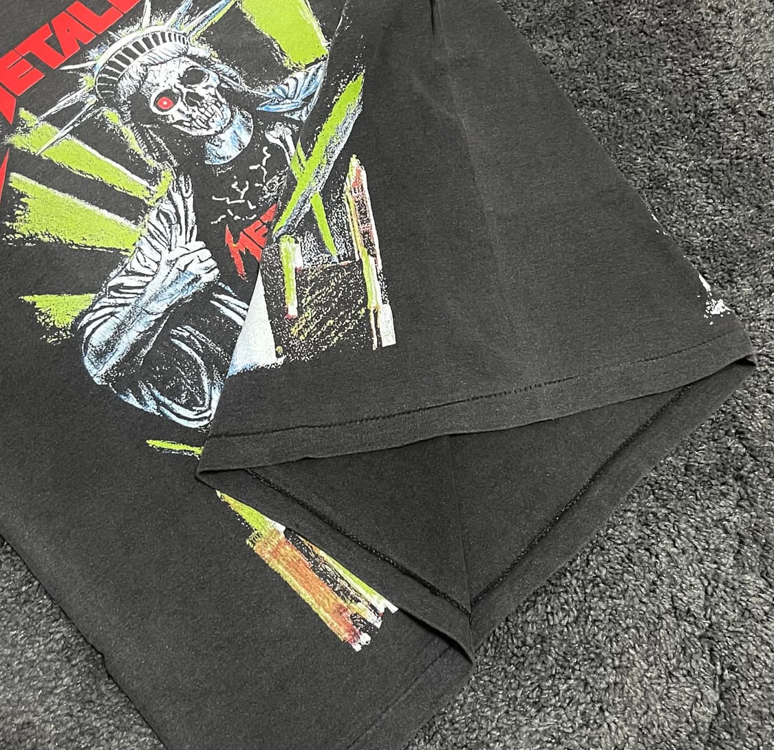 (rep) 빈티지 메탈리카 밴드 페이딩 티셔츠 상품이미지3