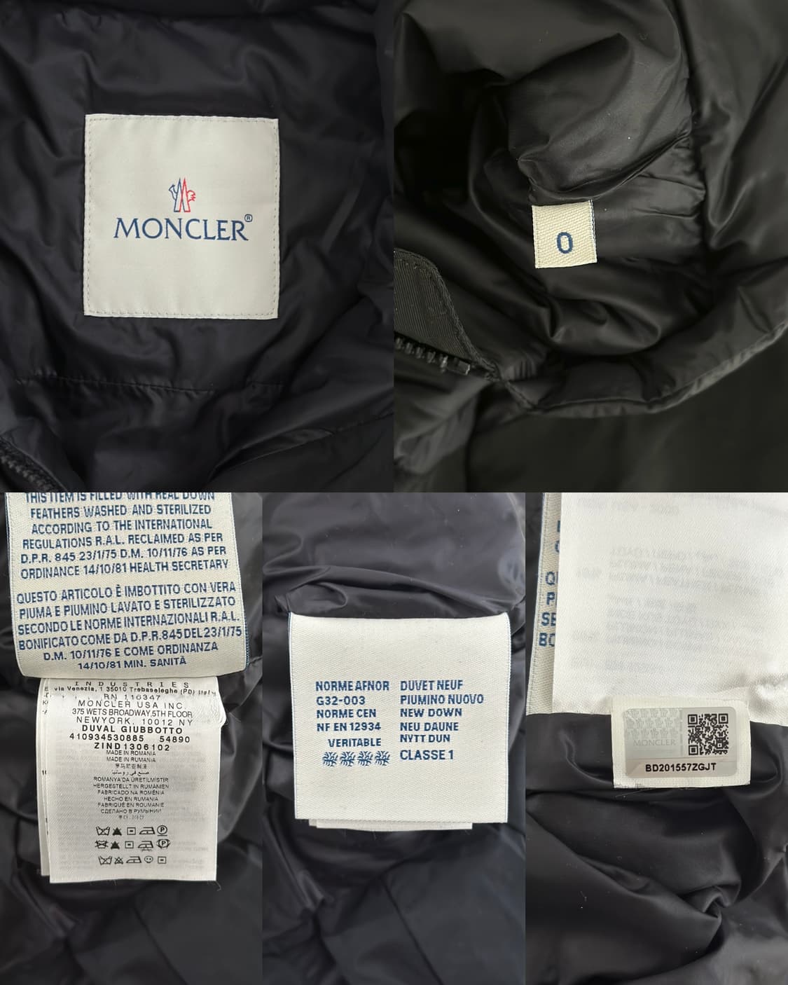 몽클레어 DUVAL 바이커 패딩 / 바람막이  상품이미지7