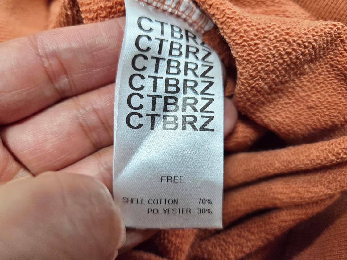 시티브리즈(CTBRZ) 셀럽 베어 맨투맨티 프리사이즈 상품이미지9