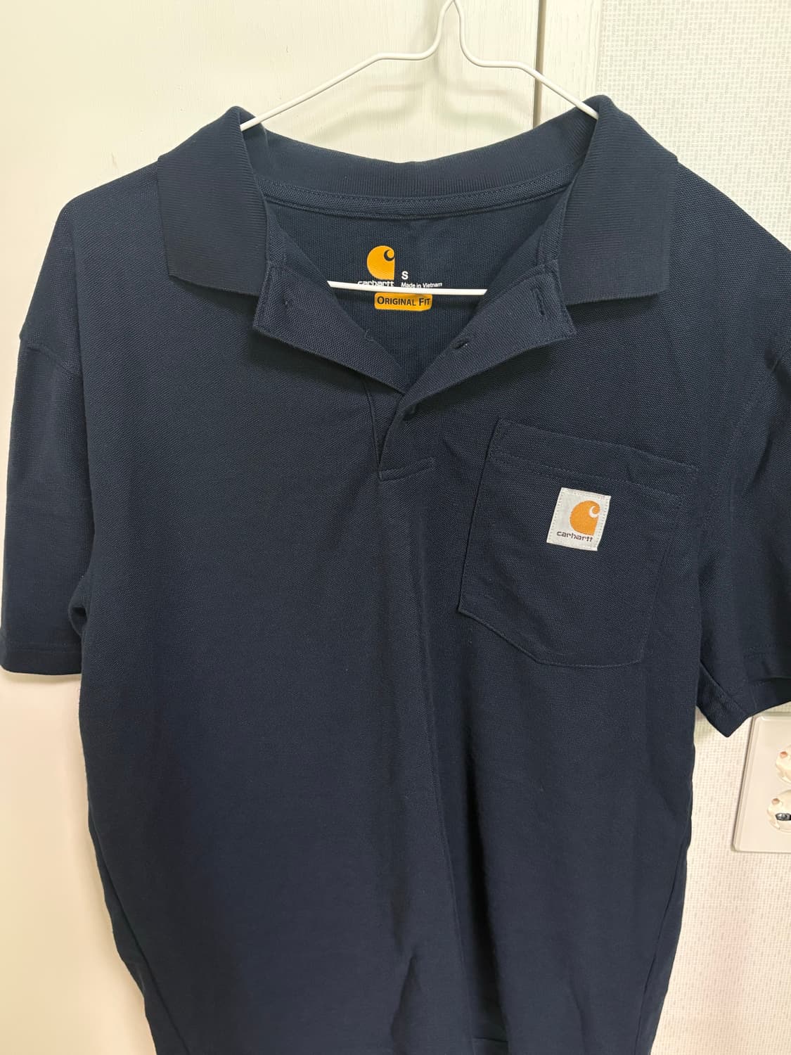 칼하트 반팔 네이비 상품이미지1