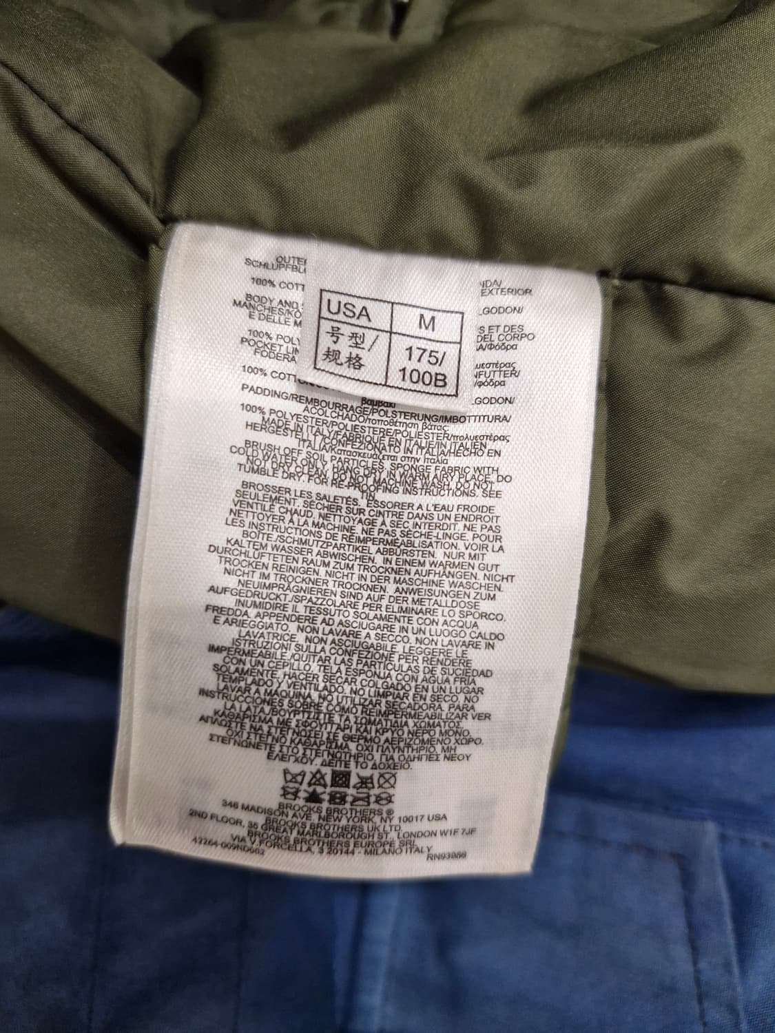 브룩스브라더스 이태리 왁스 자켓_M 상품이미지9