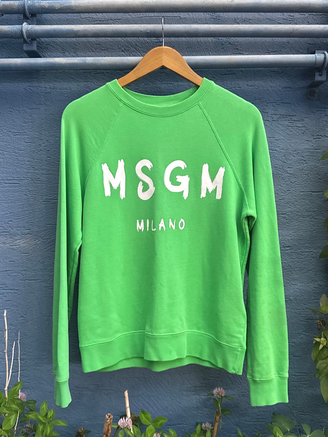 MSGM 로고 맨투맨 스웻셔츠 (green) 상품이미지2