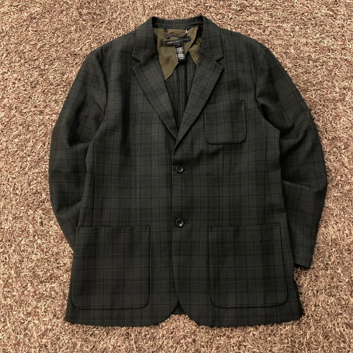 마크제이콥스 체크 울 블레이저 자켓 상품이미지1