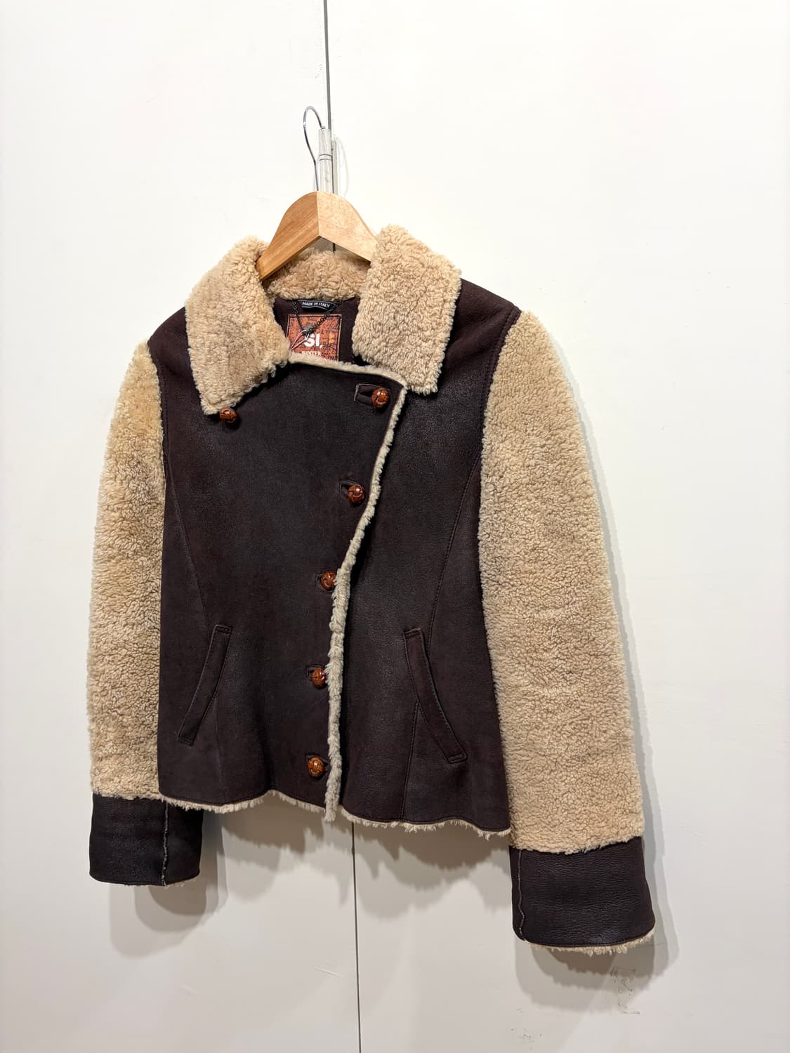 이태리 시어링 레더 무스탕 자켓 상품이미지3