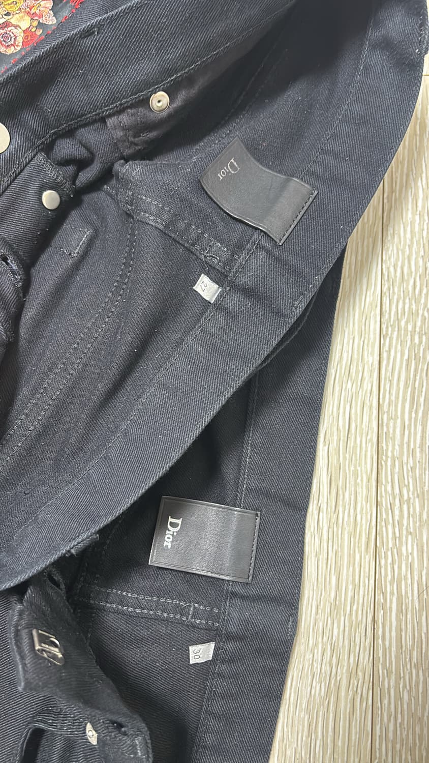 디올 옴므 토루카메이 패치 데님진 유일매물  상품이미지3