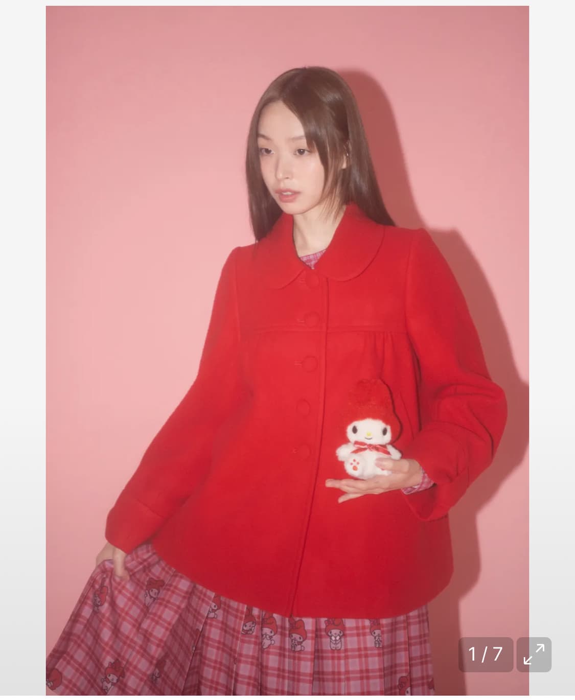 복복 마이멜로디 레드 코트 구해요 !!!!!!!!!! 상품이미지1