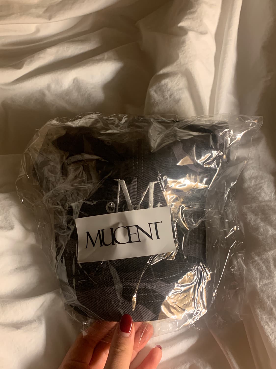 새제품) 무센트 시그니처 카모 볼캡 그레이 상품이미지1