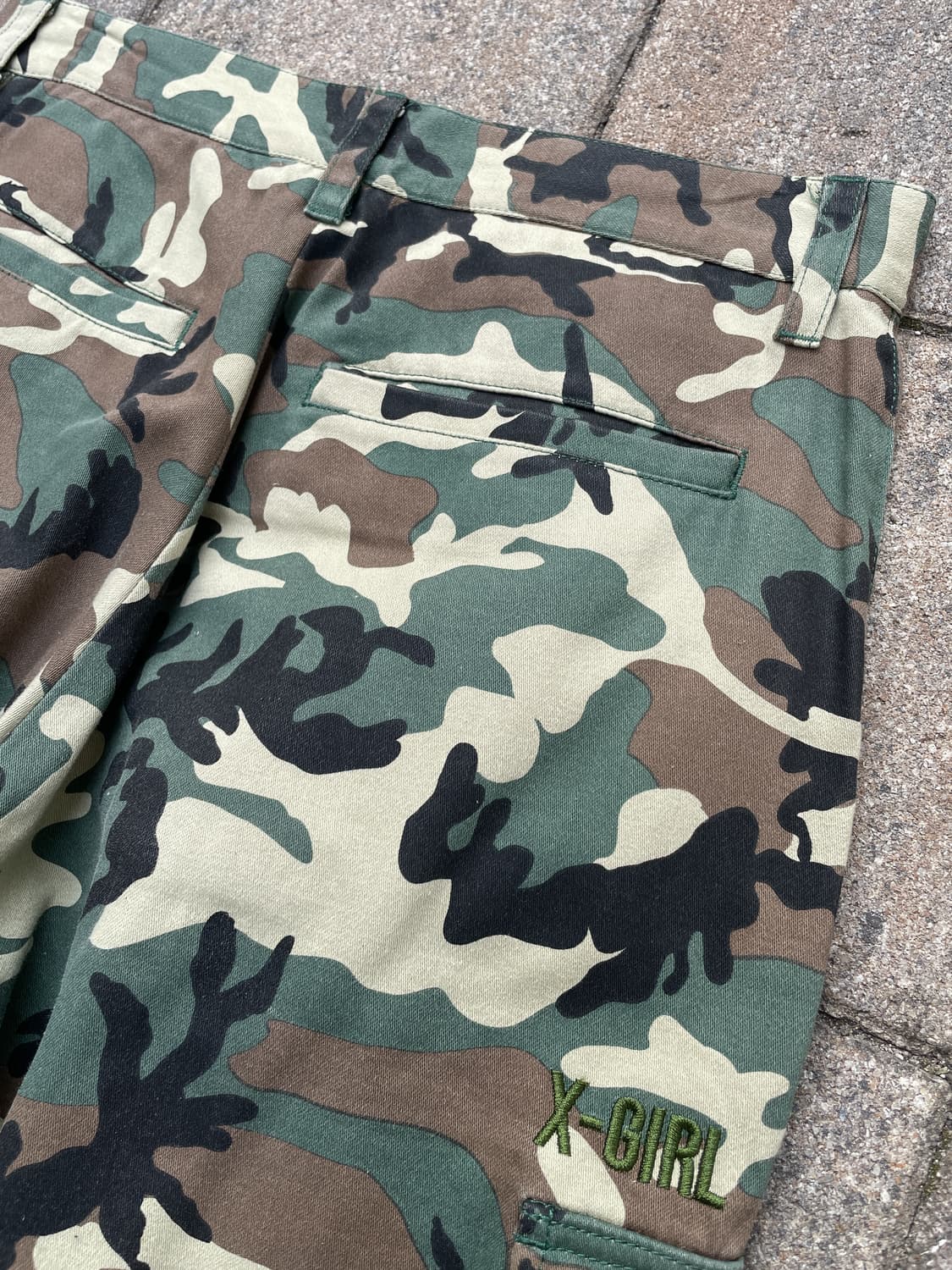 엑스걸(X-girl) 카모플라쥬 카고 팬츠 상품이미지6