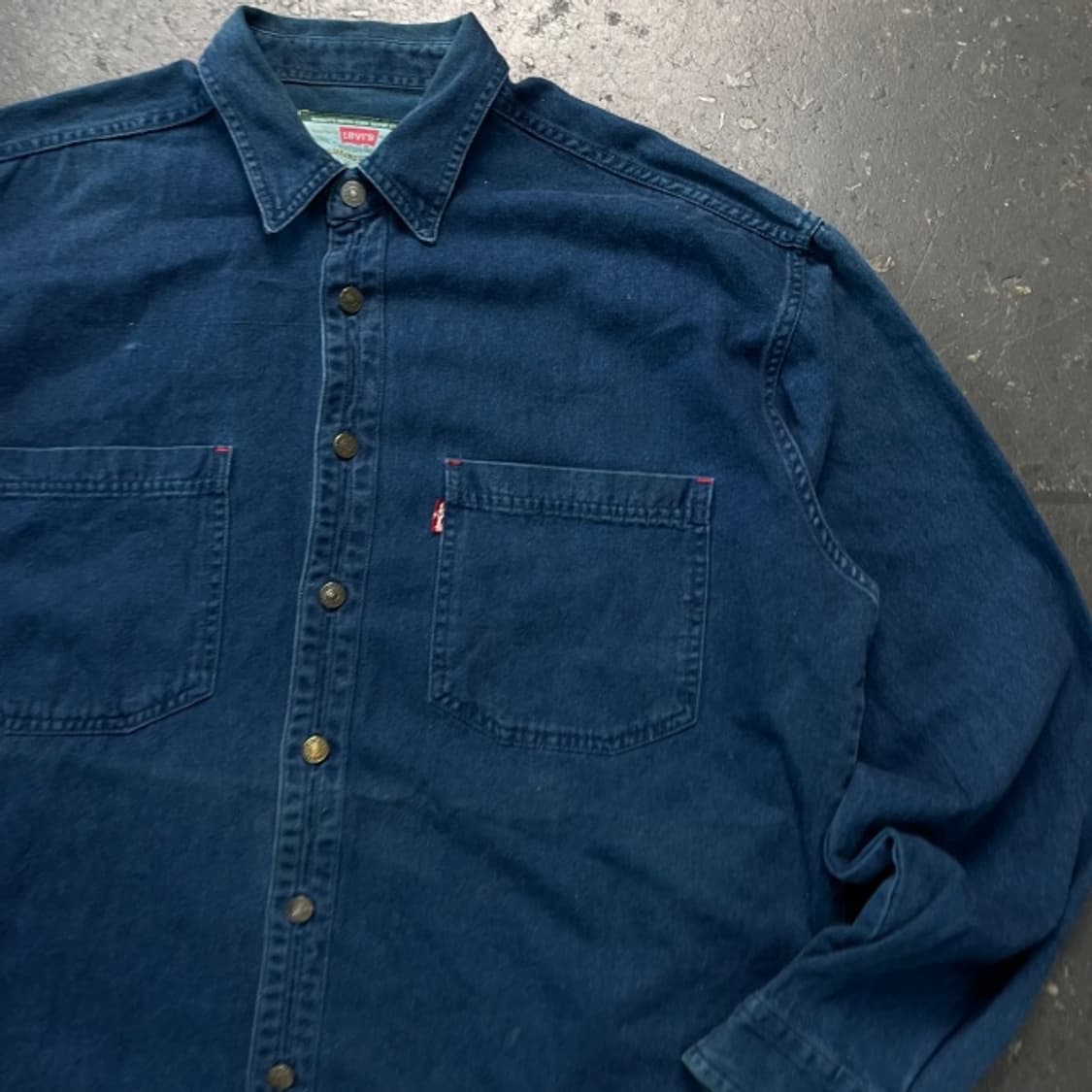 100 90s 리바이스 데님 셔츠 상품이미지2