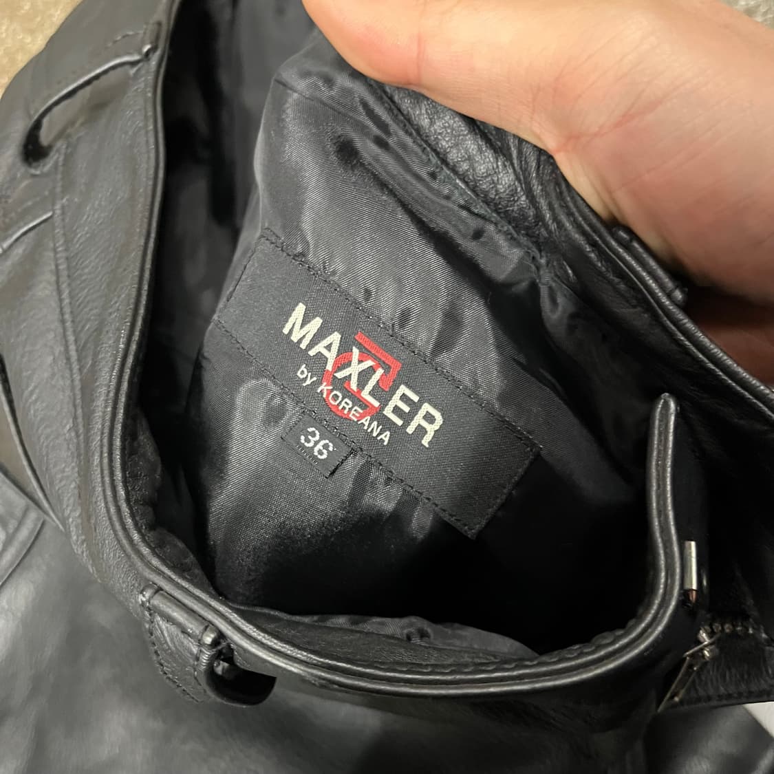 Maxler 가죽 라이더 팬츠 (35“) 상품이미지7