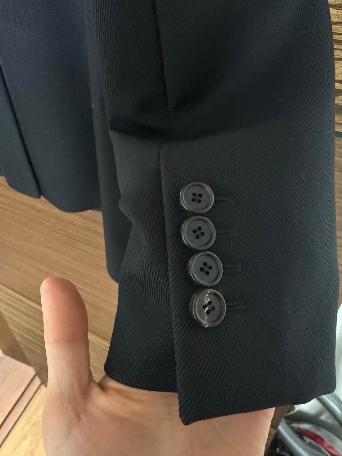 우영미 블랙 아우터 자켓 105 상품이미지5