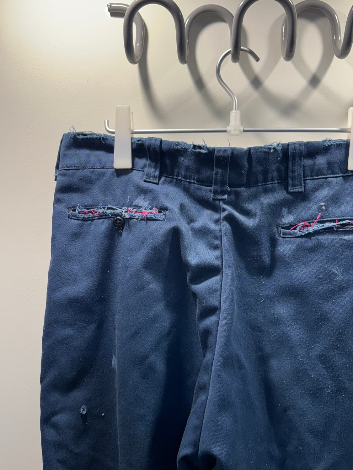 60-70'S Red Lined Cotton Work Pants 상품이미지6