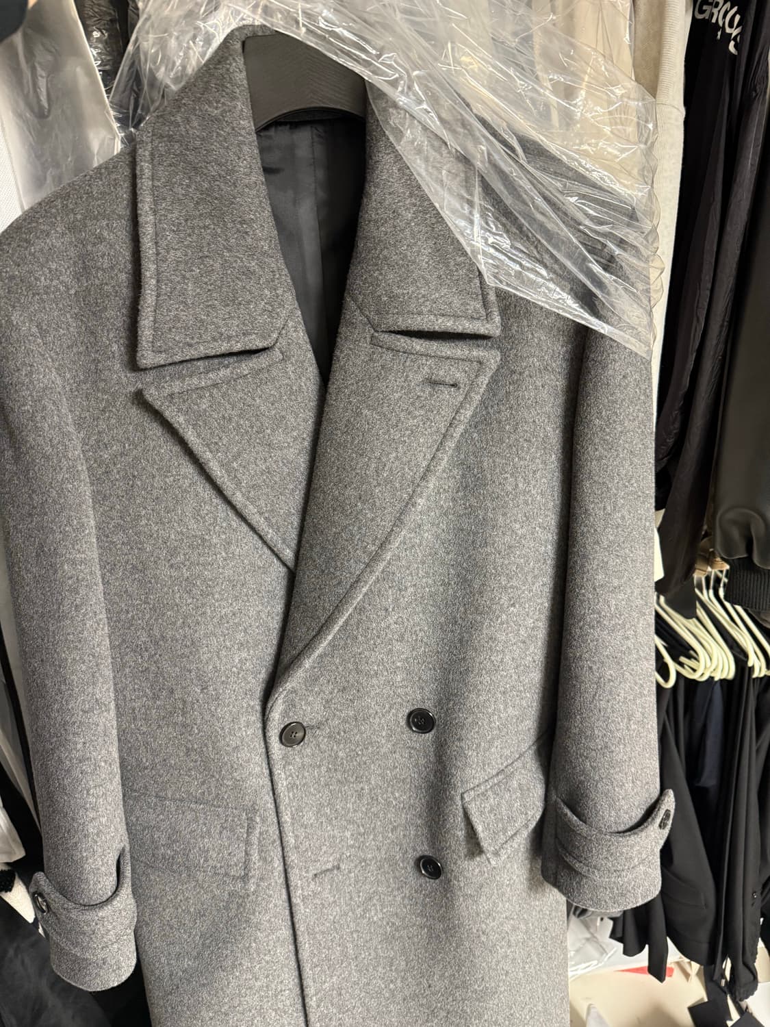 세비지 / 캐시미어 더블 브레스티드 벨티드 코트 / M 상품이미지10