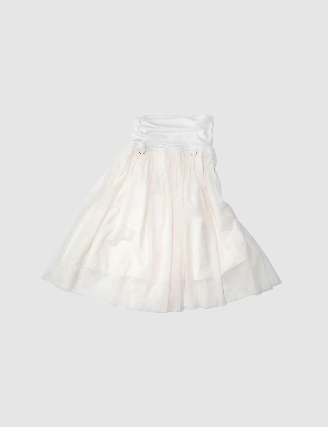 인앤양인하모니 Tulle skirt, ivory 상품이미지2