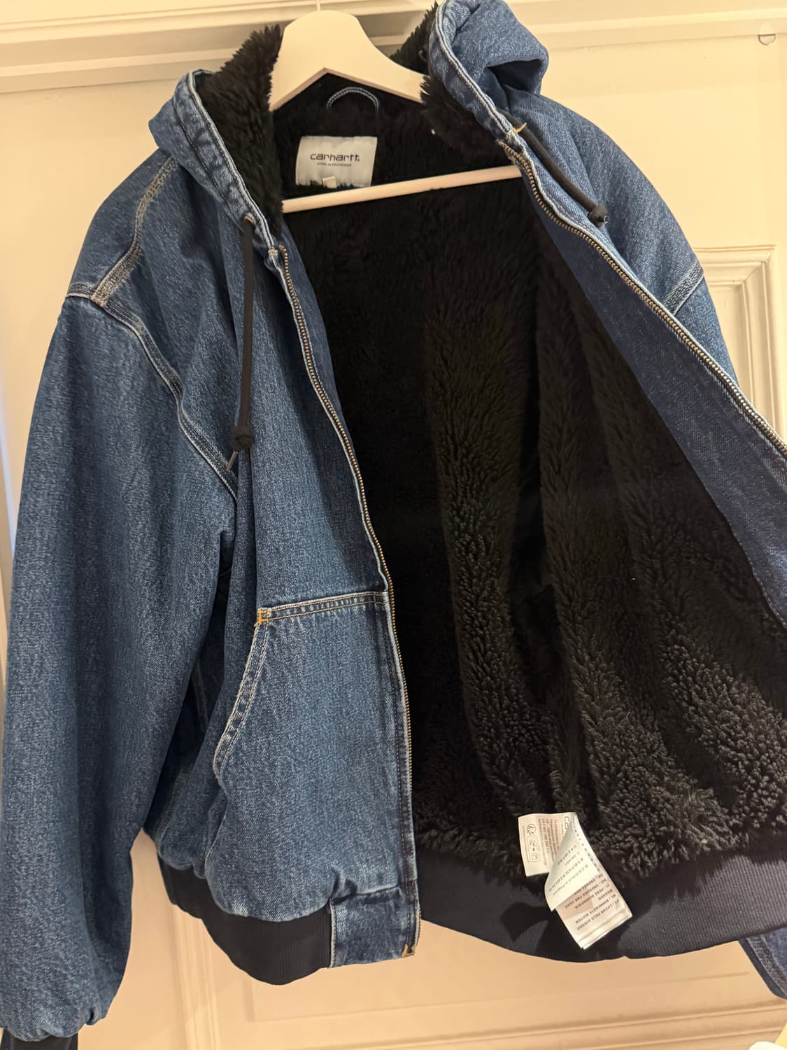 칼하트 데님 워크 액티브 자켓 M 상품이미지4