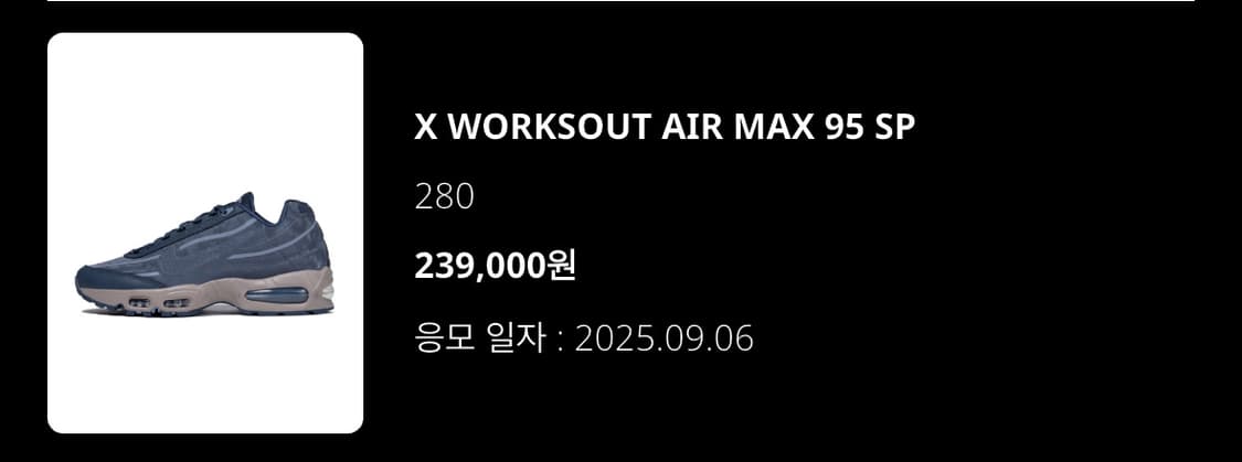 나이키 에어맥스95 웍스아웃 280 상품이미지4