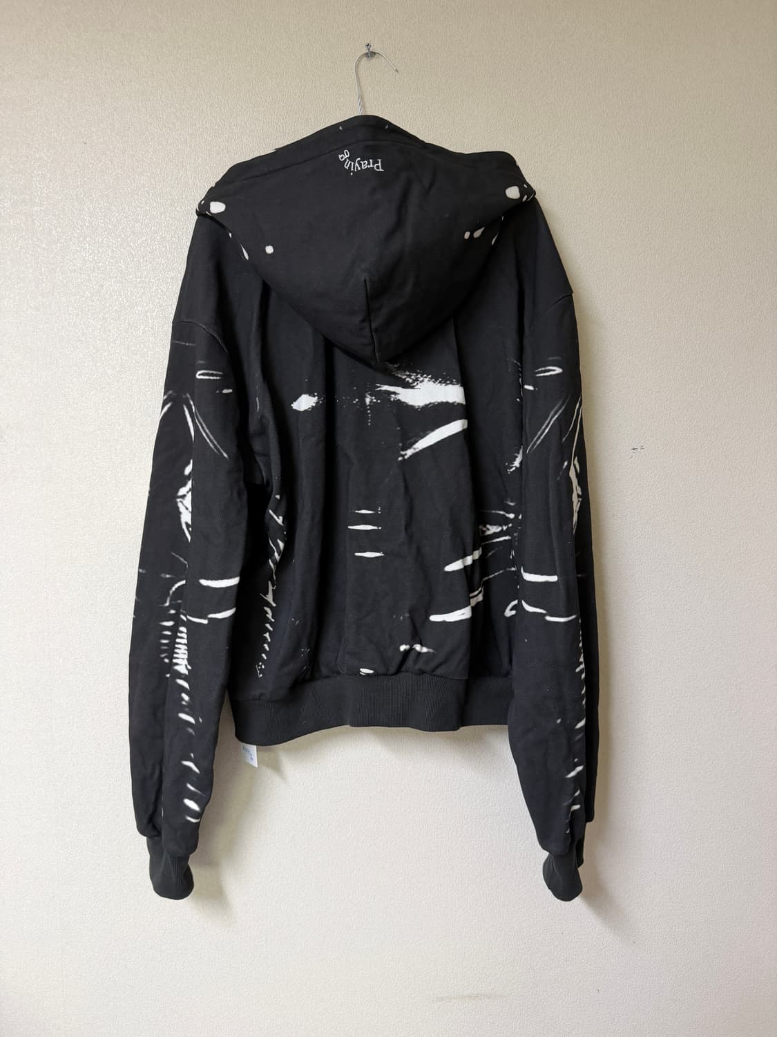 Praying 프레잉 라텍스 프린트 후드 집업 erd 상품이미지3