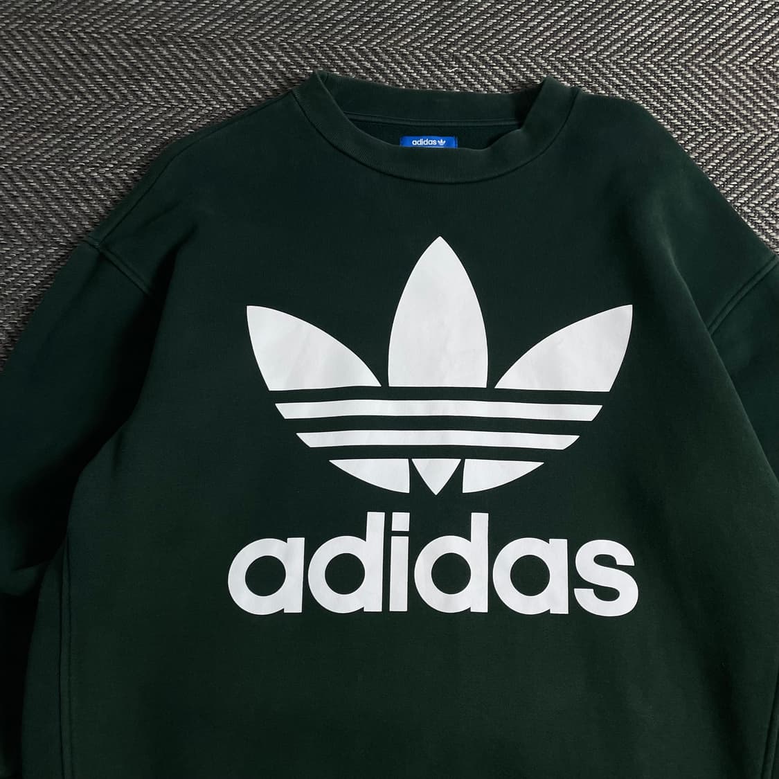 아디다스 트레포일 빅로고 박시핏 크루넥 스웻 셔츠o 3786 상품이미지4