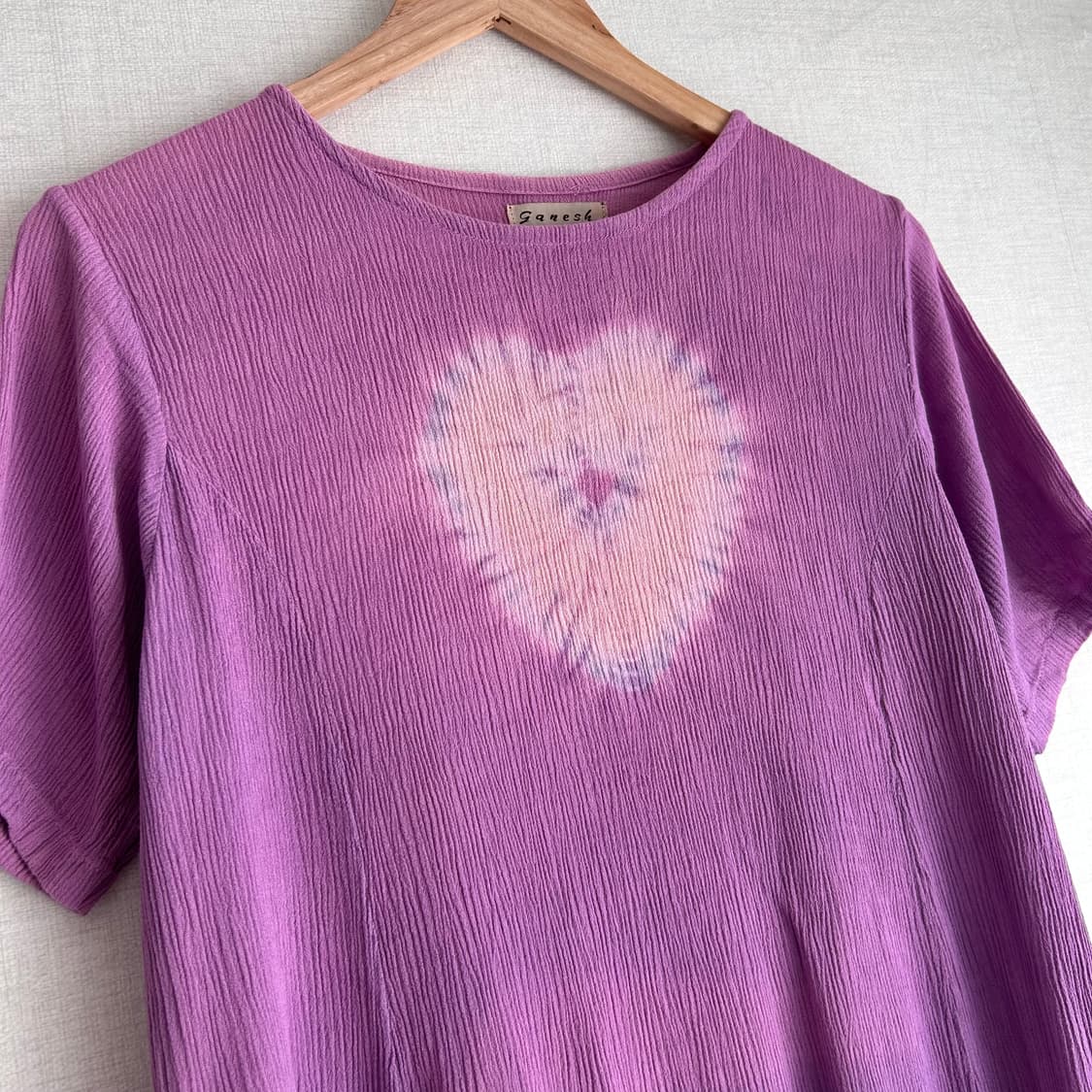 Vintage Heart Tie-dye Mini Dress 상품이미지2
