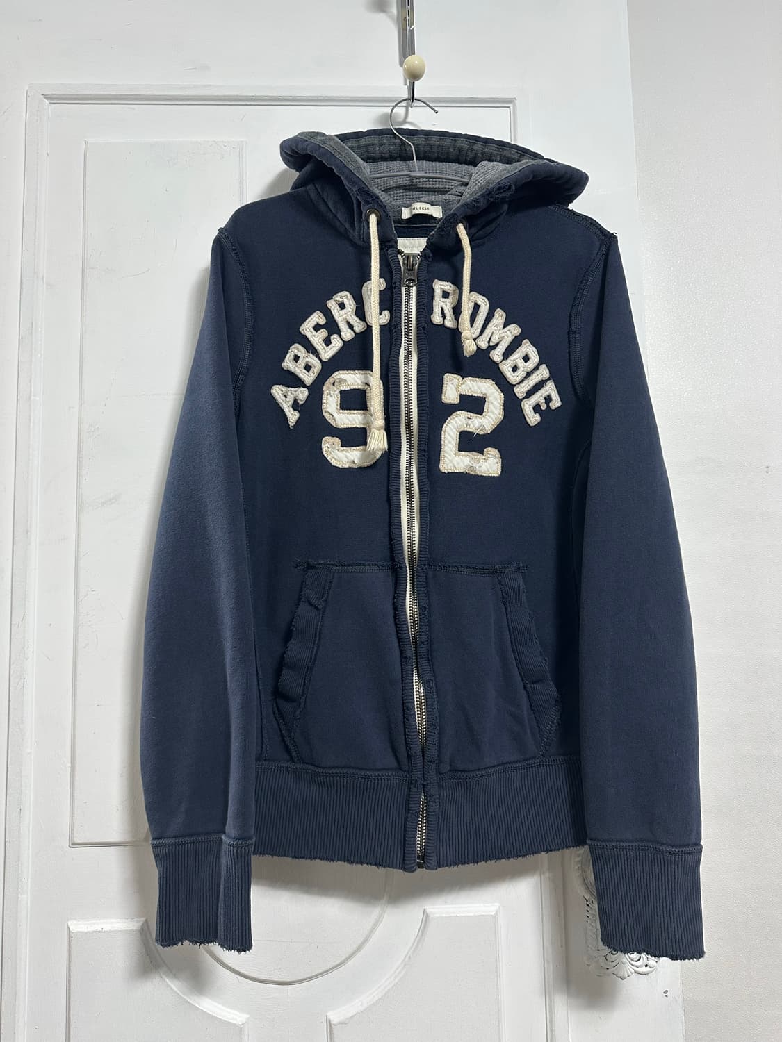 아베크롬비 로고 후드집업 상품이미지1